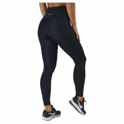 Nike Dri-fit Swoosh Run Women's 7/8 Black/white Svart Best