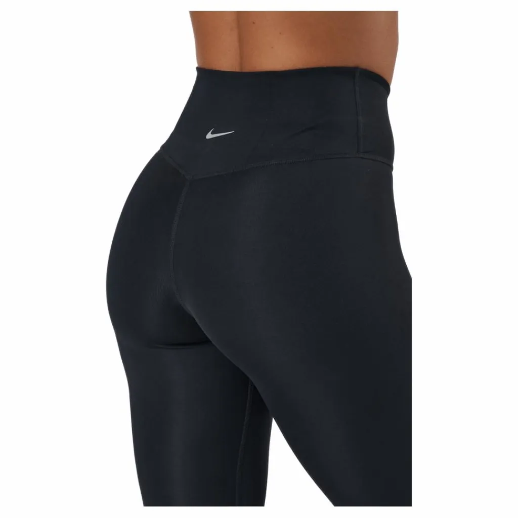 Nike Dri-fit Swoosh Run Women's 7/8 Black/white Svart Best