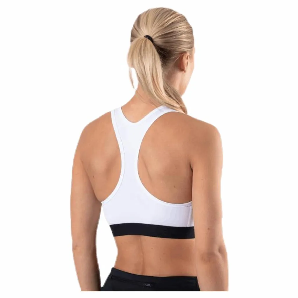Nike Dri-FIT Swoosh Women's Medium-Support Non-Padded Sports Bra WHITE/BLACK/BLACK Vit Best