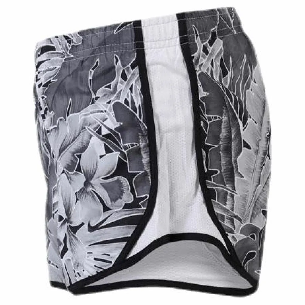 Nike Dri-FIT Tempo Printed Youth White/Black Grå Discount