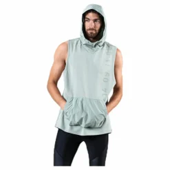 Nike Dri-FIT Therma Sleeveless Hood Black/Green Blå Online