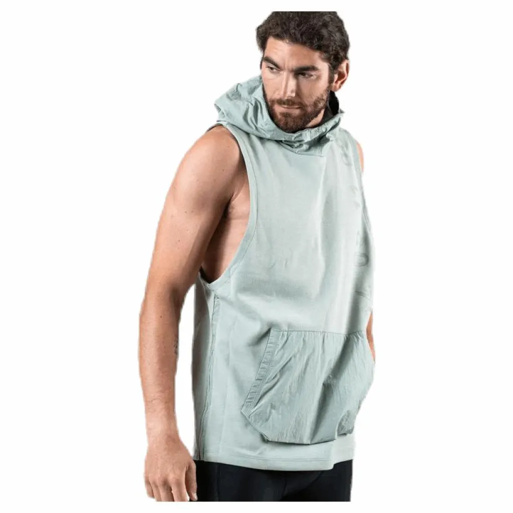 Nike Dri-FIT Therma Sleeveless Hood Black/Green Blå Online