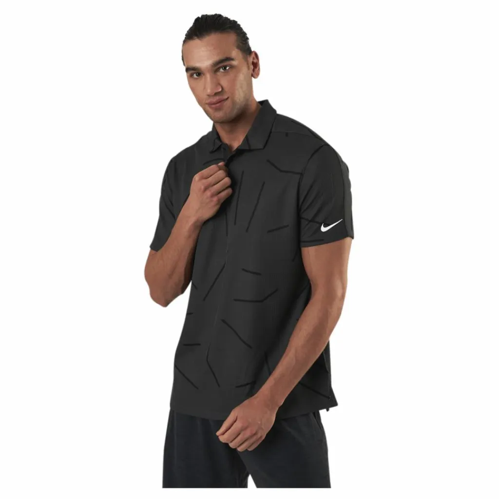 Nike Dri-FIT Tiger Woods Pique Black/Grey Svart Sale