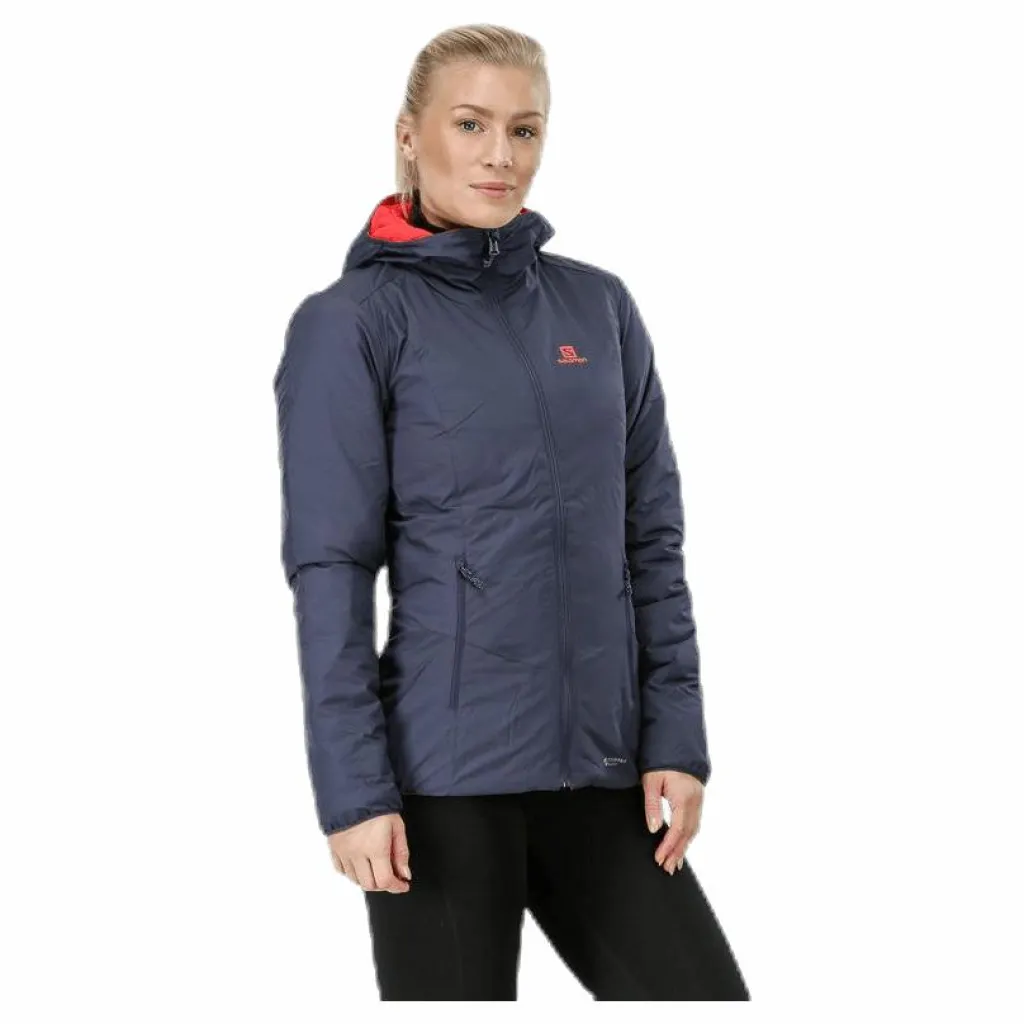 Salomon Drifter Loft Hoodie Pink/Grey Rosa och Grå Hot