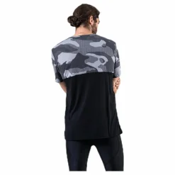 Nike Dry Camo SS Top Black/Grey Flerfärgad