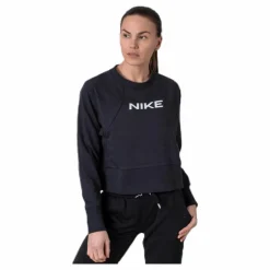 Nike Dry Get Fit Crew Black Svart Discount