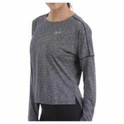 Nike Dry Medalist Htr LS Top Black Svart Sale