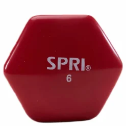 SPRI Dumbbell Vinyl 2,7KG/6LBS Röd Clearance