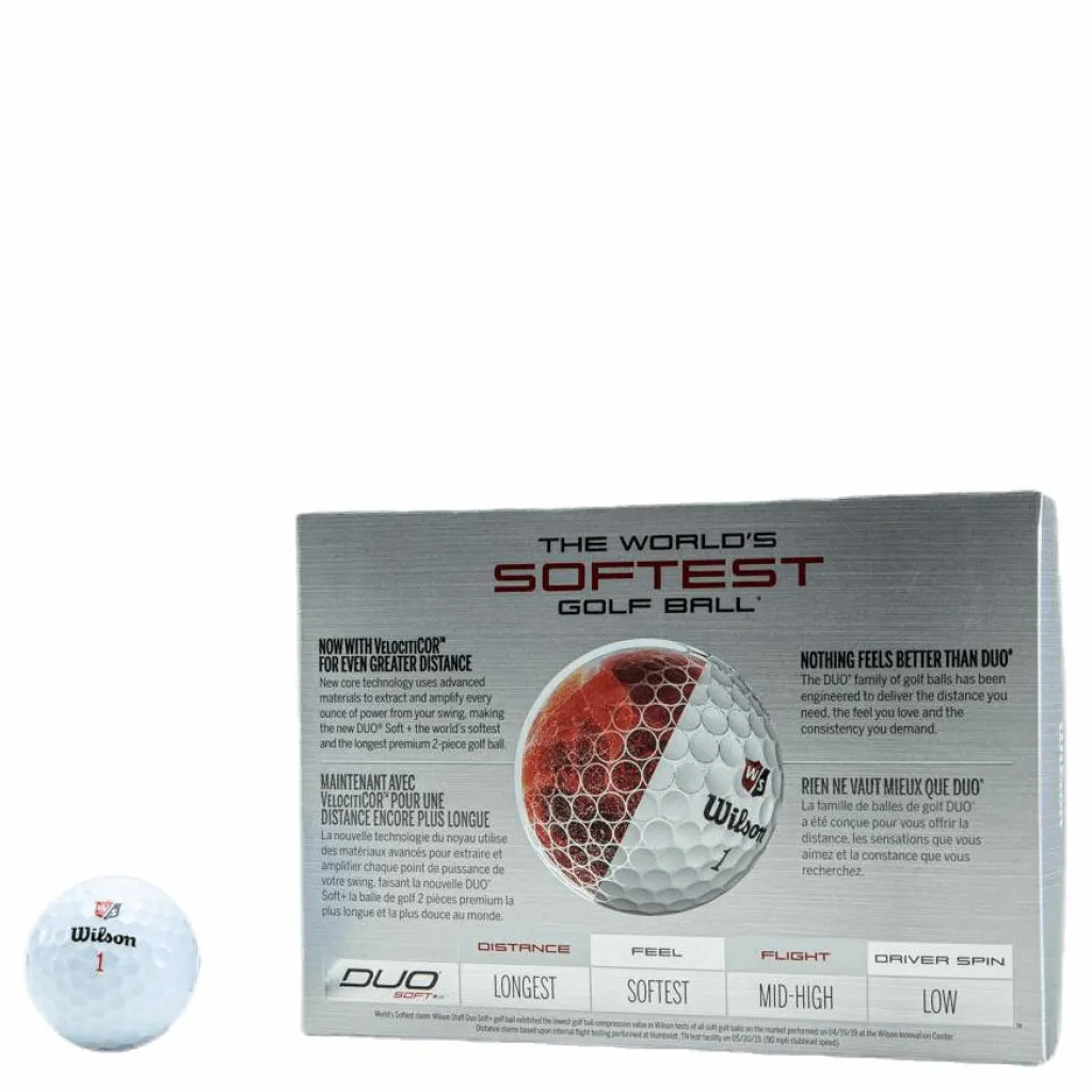 Duo Soft+ White 12-Ball White*Wilson Best