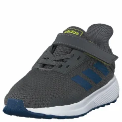 Duramo 9 Shoes Grey Five / Legend Marine / Shock Yellow*adidas Outlet
