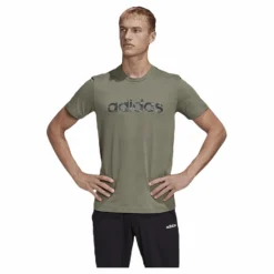 adidas E Camo Lin Tee Grey Grå Best