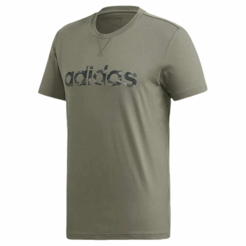 adidas E Camo Lin Tee Grey Grå Best