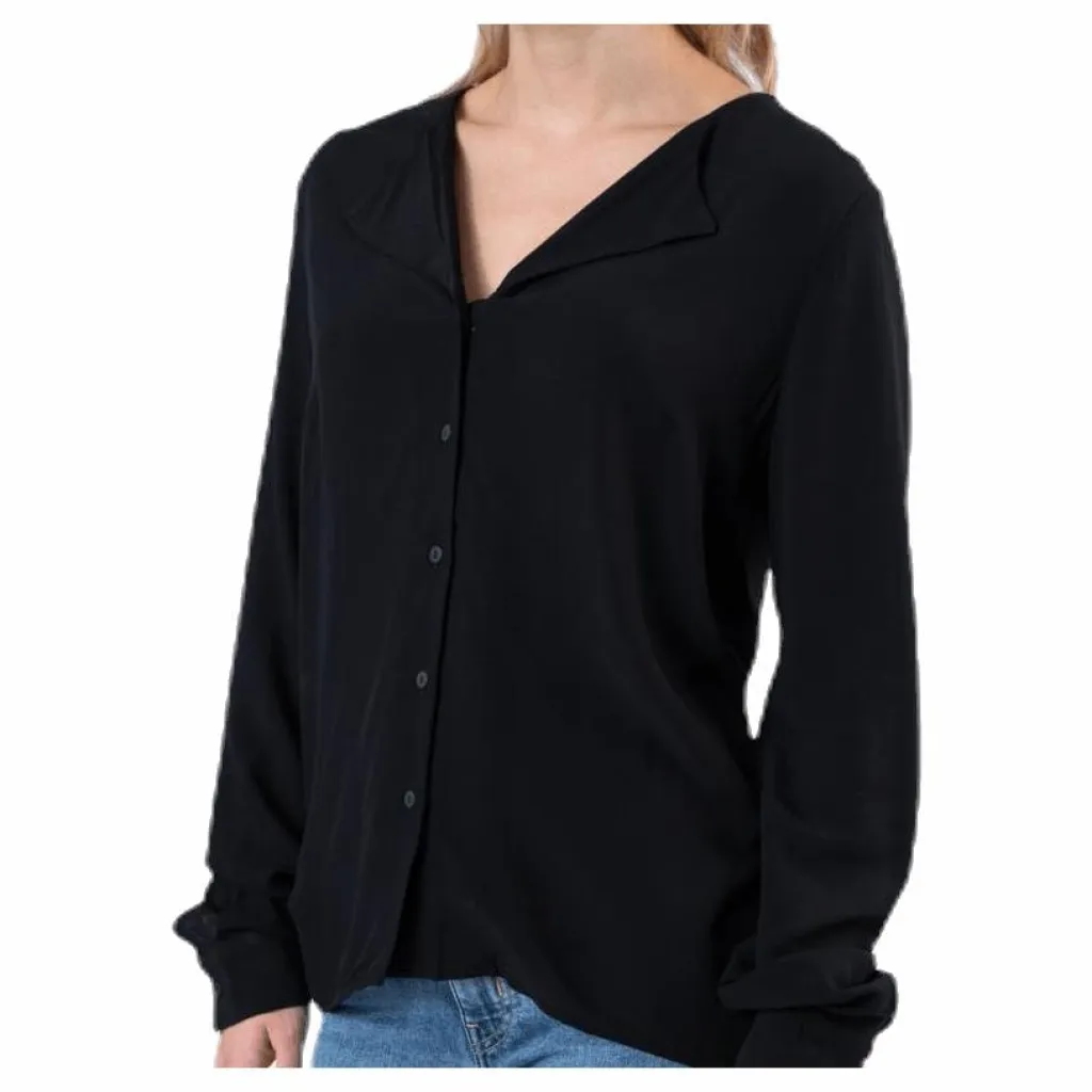 Pieces Ea Ls Shirt Black Svart Online