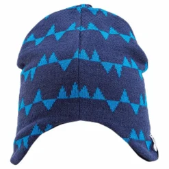 ISBJÖRN Of Sweden Eaglet Knitted Flap Cap Blue Blå Best