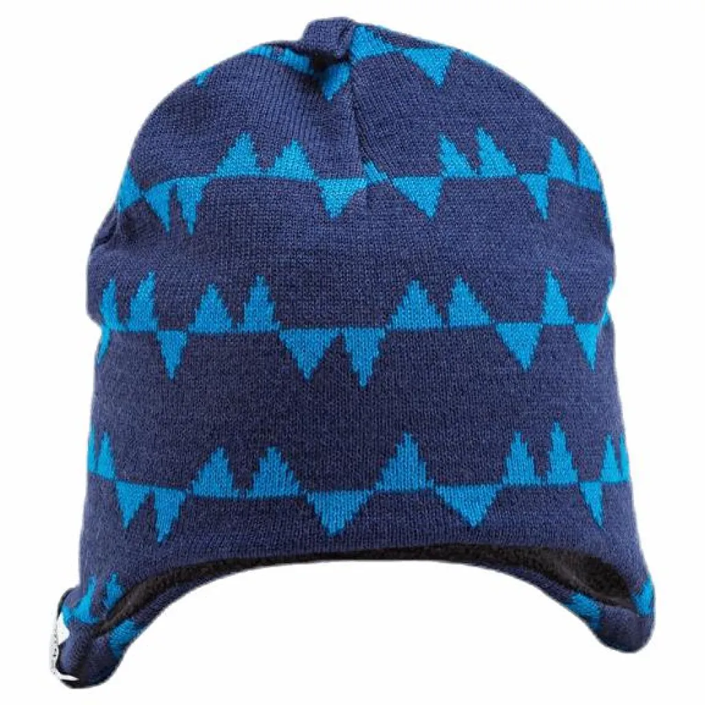 ISBJÖRN Of Sweden Eaglet Knitted Flap Cap Blue Blå Best