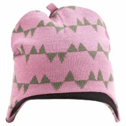 ISBJÖRN Of Sweden Eaglet Knitted Flap Cap Pink Rosa Best
