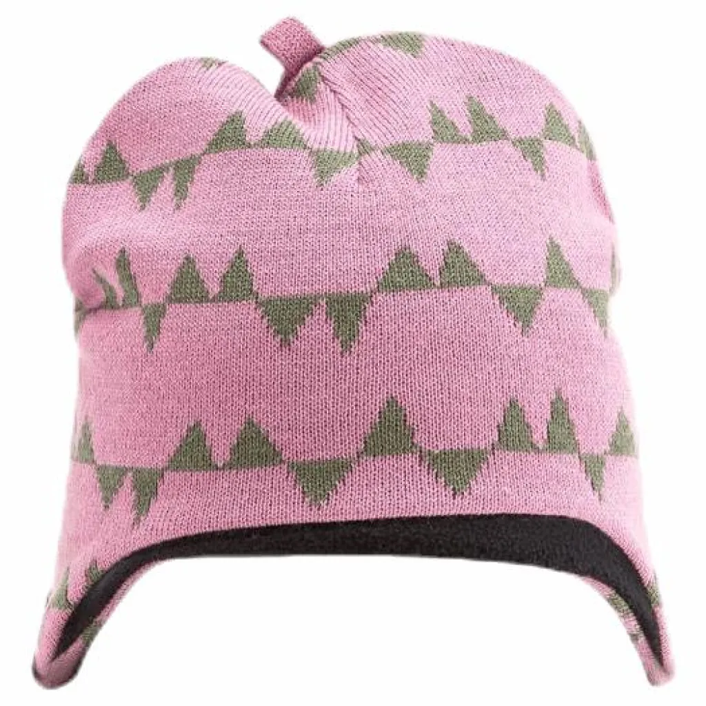 ISBJÖRN Of Sweden Eaglet Knitted Flap Cap Pink Rosa Best