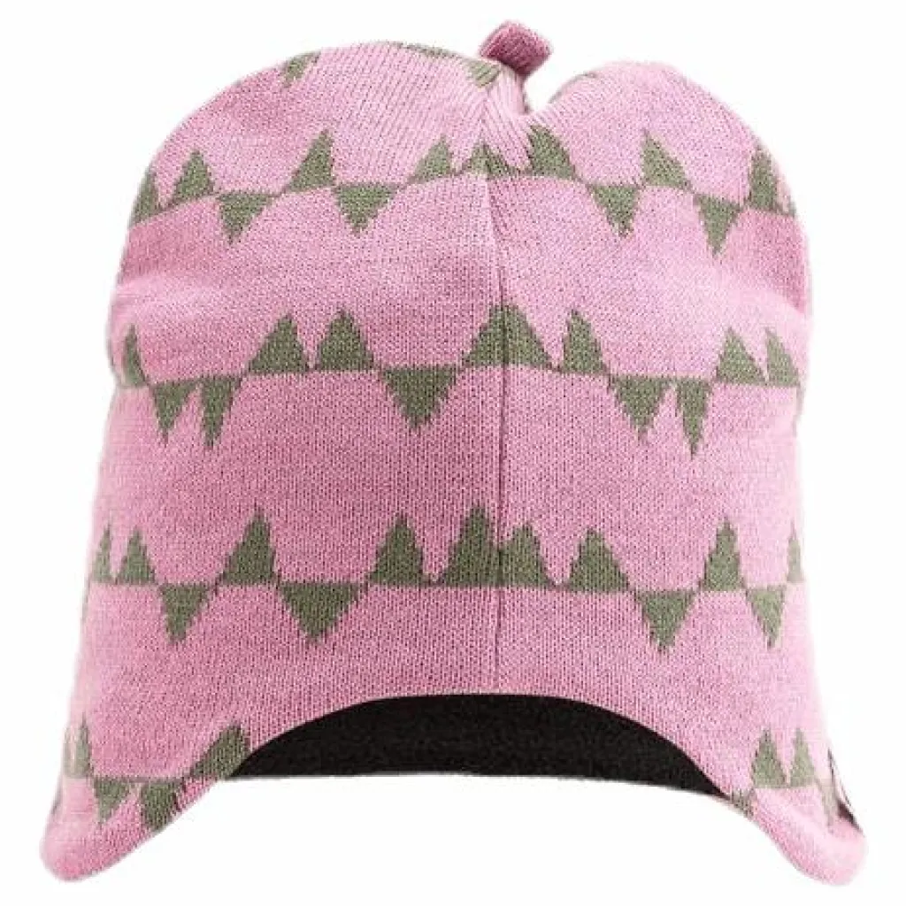 ISBJÖRN Of Sweden Eaglet Knitted Flap Cap Pink Rosa Best