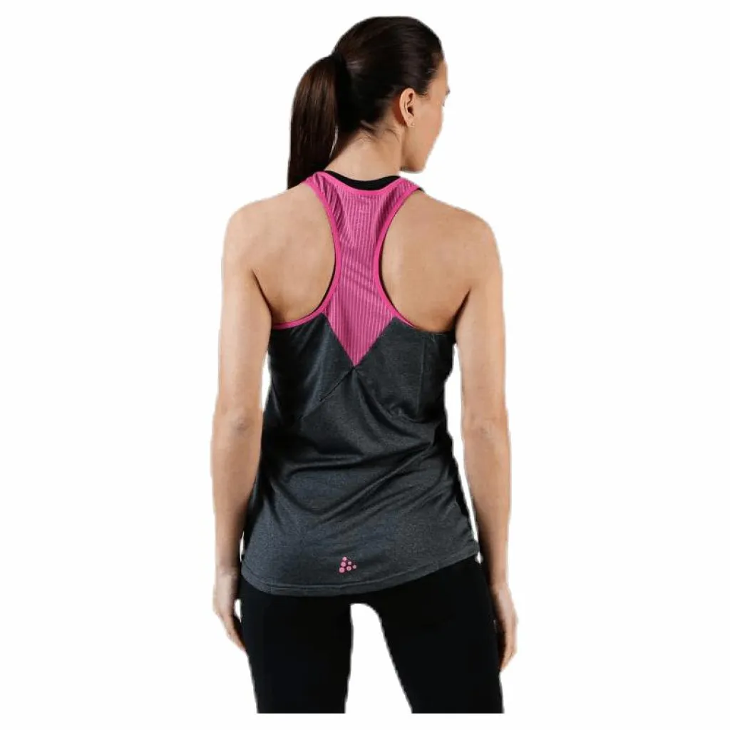 Eaze Singlet Pink/Black/Grey*Craft Clearance