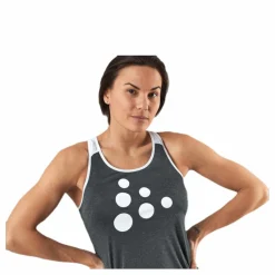 Craft Eaze Singlet White/Grey Vit och Grå Online