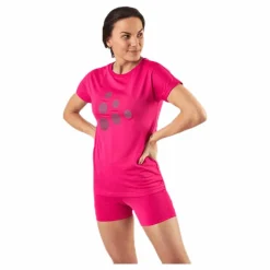 Craft Eaze SS Logo Mesh Tee Pink Rosa Best
