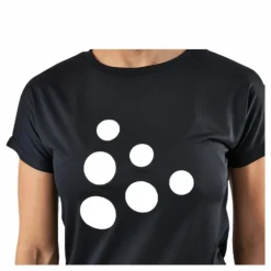 Craft Eaze SS Logo Mesh Tee White/Black Vit och Svart Best