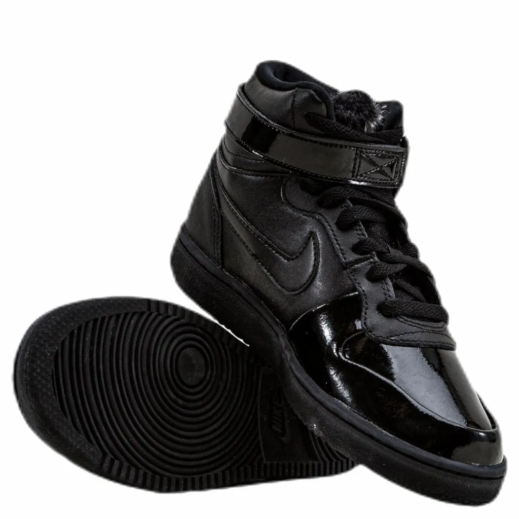 Nike Ebernon Mid Premium Black Svart Best