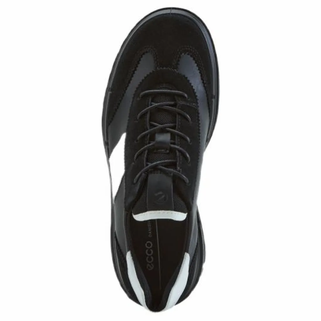 Soft X W Black/black/white*ECCO Discount