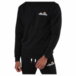 Ellesse El Fierro Sweatshirt Black Svart New