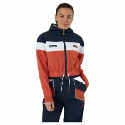 Ellesse El Sambry Crop Track Top Orange Hot