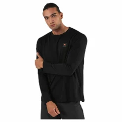 Ellesse El Tonti Ls T-Shirt Black Svart