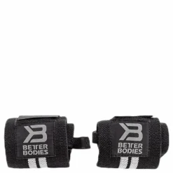 Better Bodies Elastic Wrist Wraps Black Svart Sale