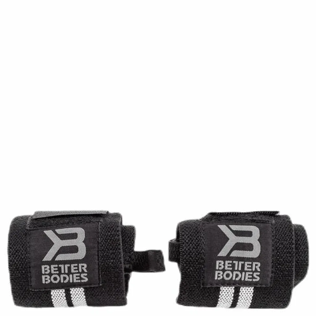 Better Bodies Elastic Wrist Wraps Black Svart Sale
