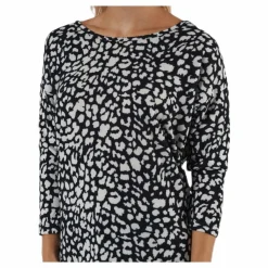 Only Elcos 4/5 Aop Top Jrs Black Svart Outlet