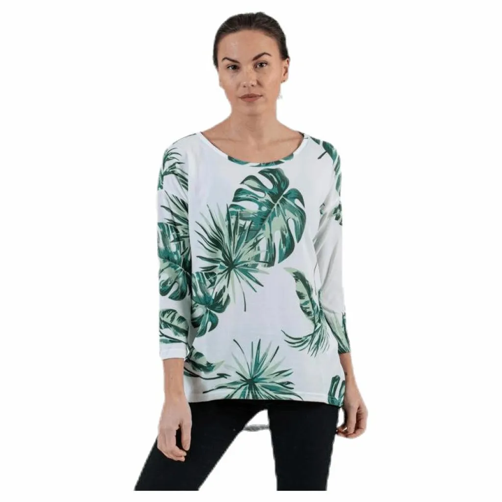 Elcos 4/5 Aop Top Jrs White*Only Discount