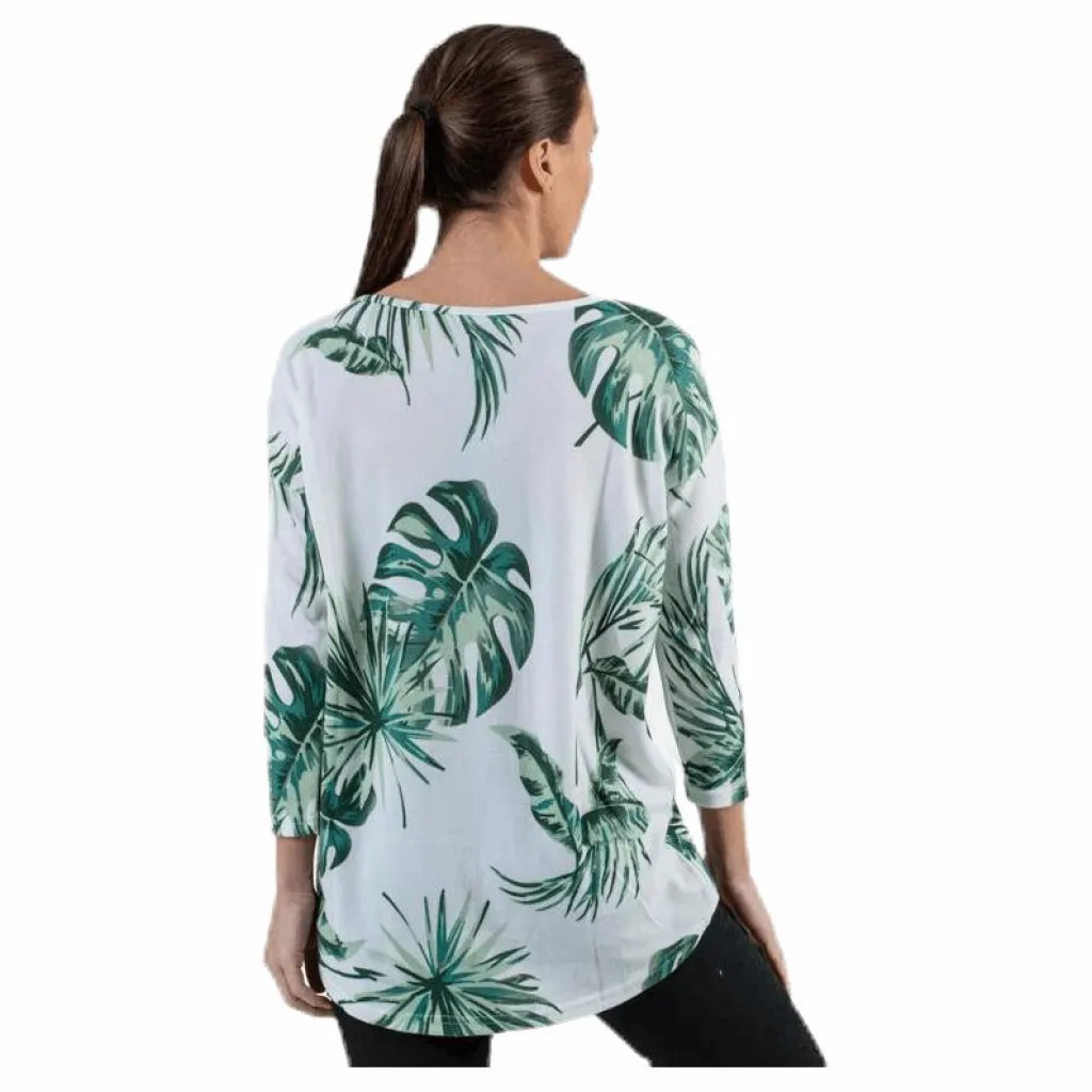 Elcos 4/5 Aop Top Jrs White*Only Discount