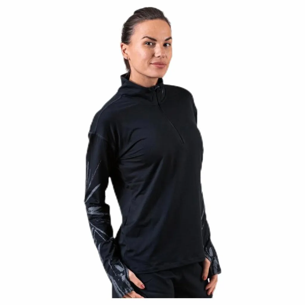 Nike Element Flsh Half-Zip Black/Silver Svart