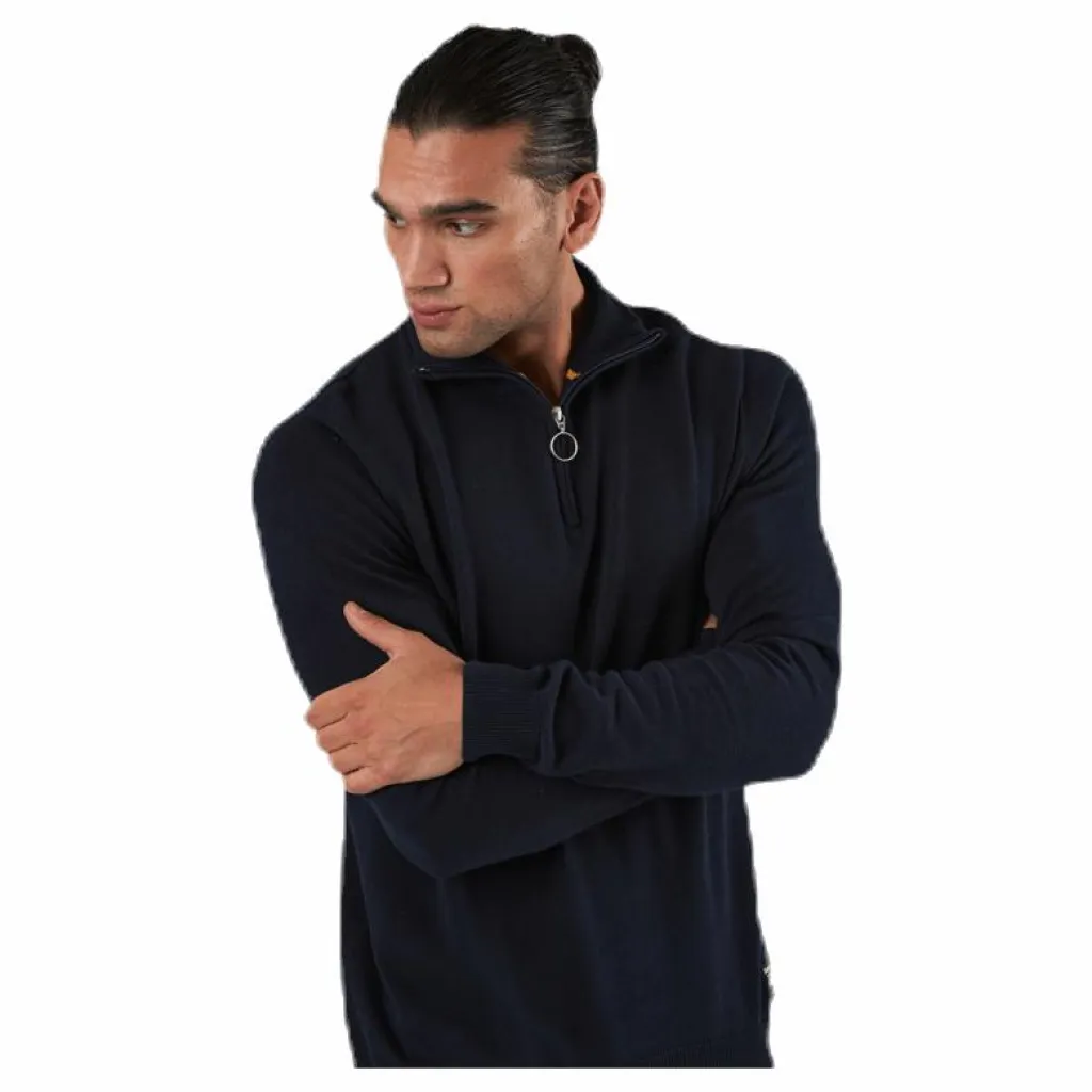 Eli Knit High Neck Zip White*Jack & Jones