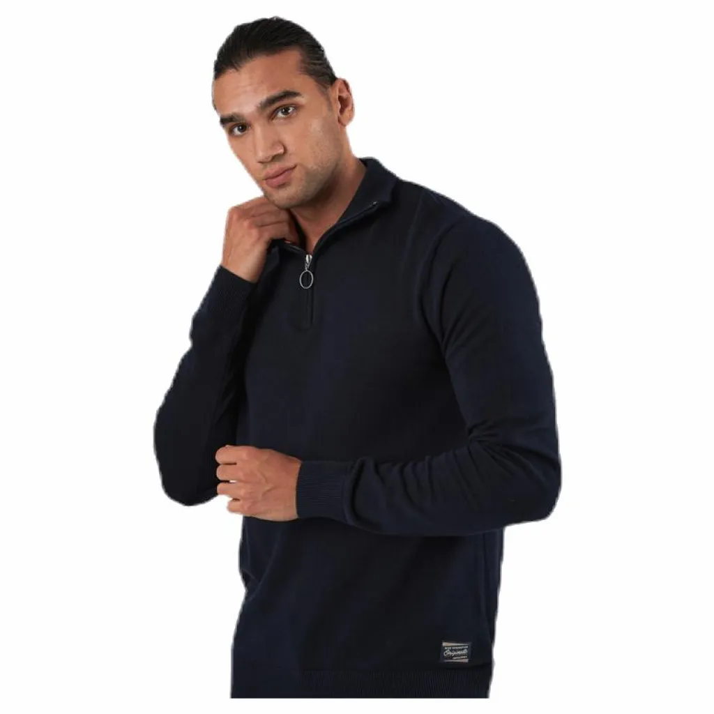 Eli Knit High Neck Zip White*Jack & Jones