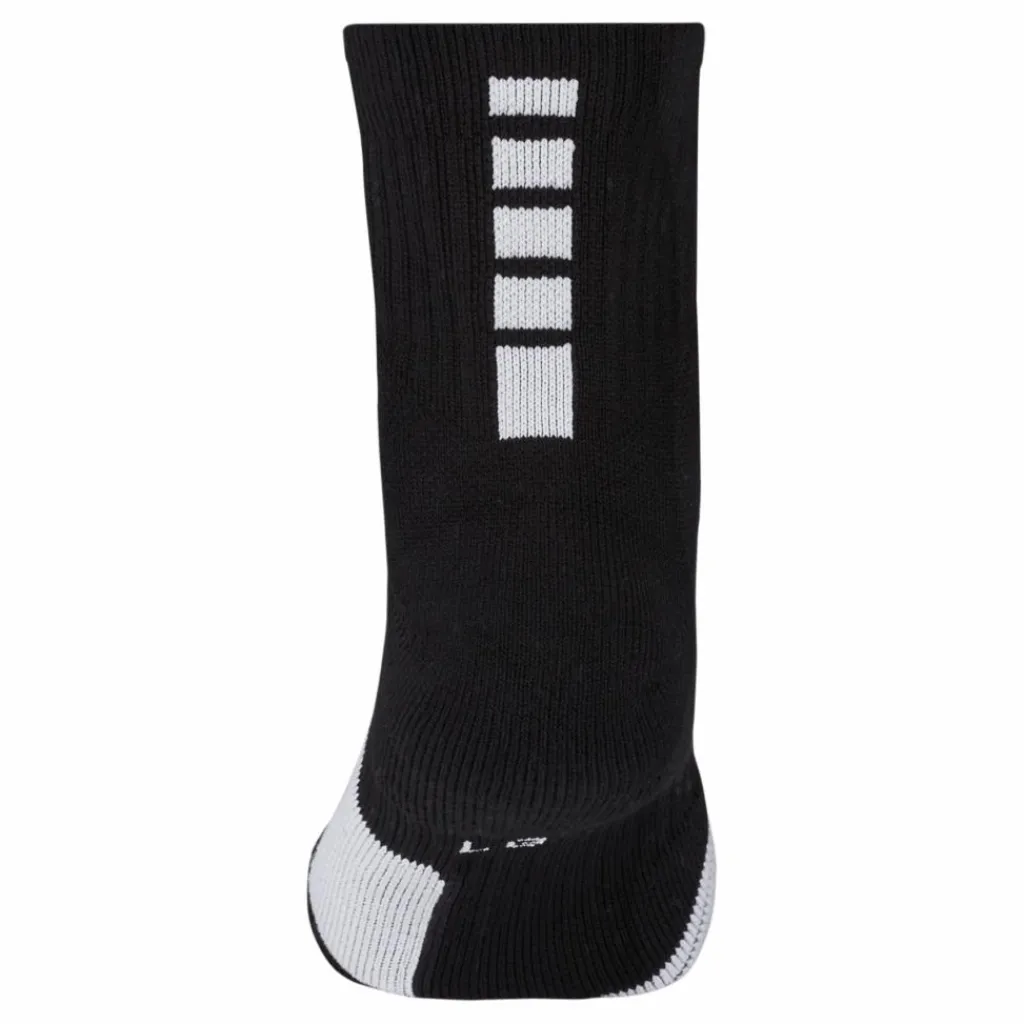 Nike Elite Mid Basketball Socks BLACK/WHITE/WHITE Svart Sale