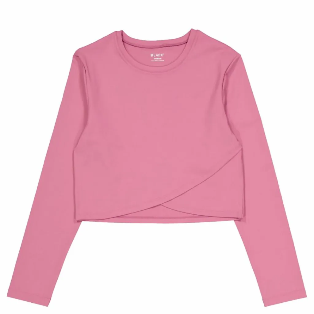Ella Overlap Long Sleeve Top Mellow Mauve*BLACC