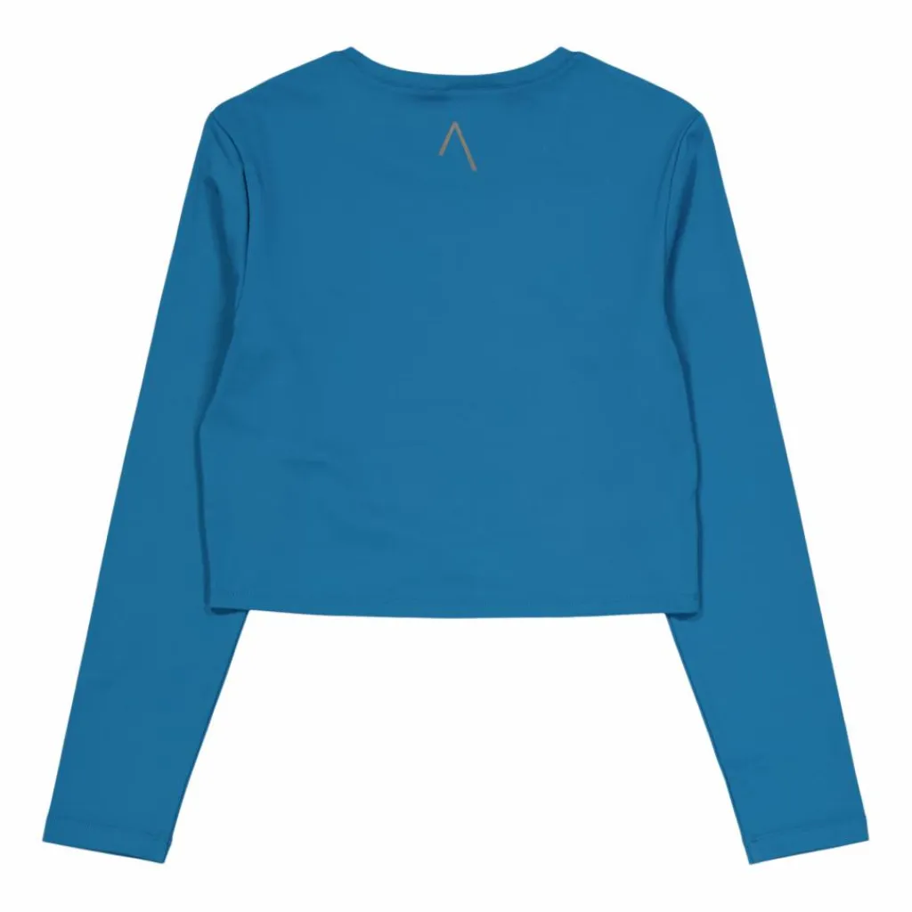 Ella Overlap Long Sleeve Top Blue Coral*BLACC Sale