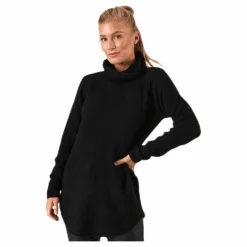 Pieces Ellen Ls Long  Knit Black Svart New