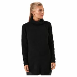 Pieces Ellen Ls Long  Knit Black Svart New