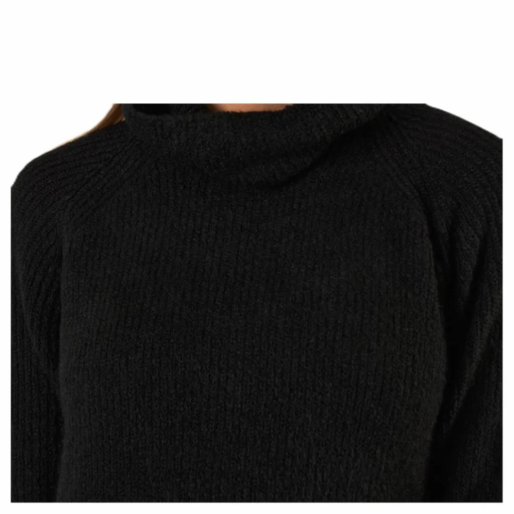 Pieces Ellen Ls Long Knit Black Svart New
