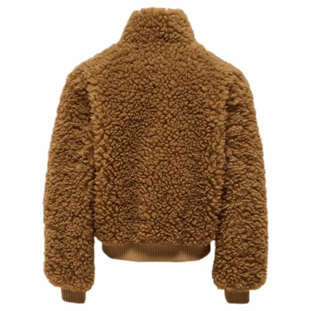 Kids Only Ellie Sherpa Bomber Brown Brun Discount