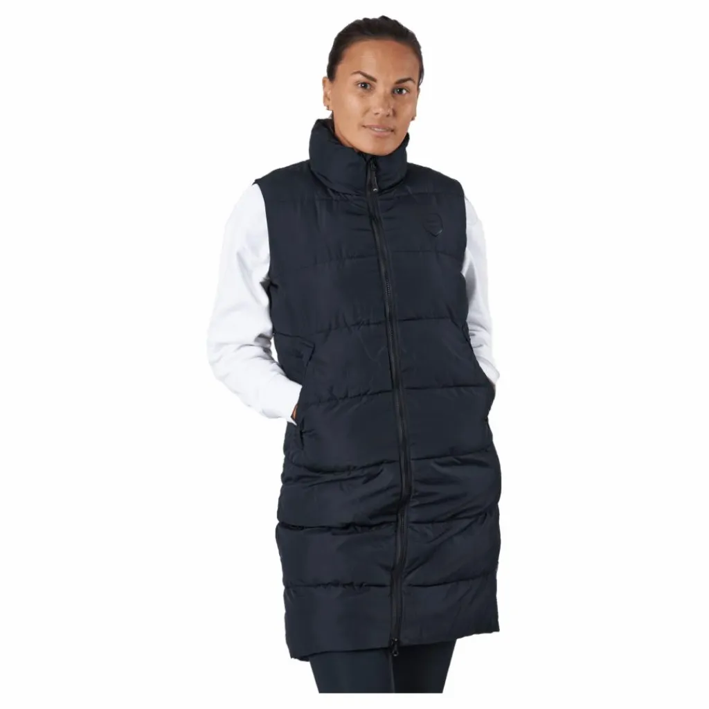 Tuxer Elmira Reco Waistcoat Black Blå Sale