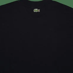 Lacoste Embroidered Cotton T-shirt Noir 031 Black Hot