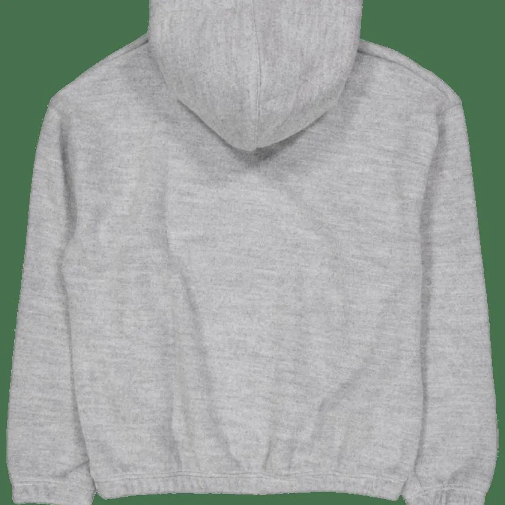 Embroidered Signature Hoodie Silver Chine*Lacoste Best