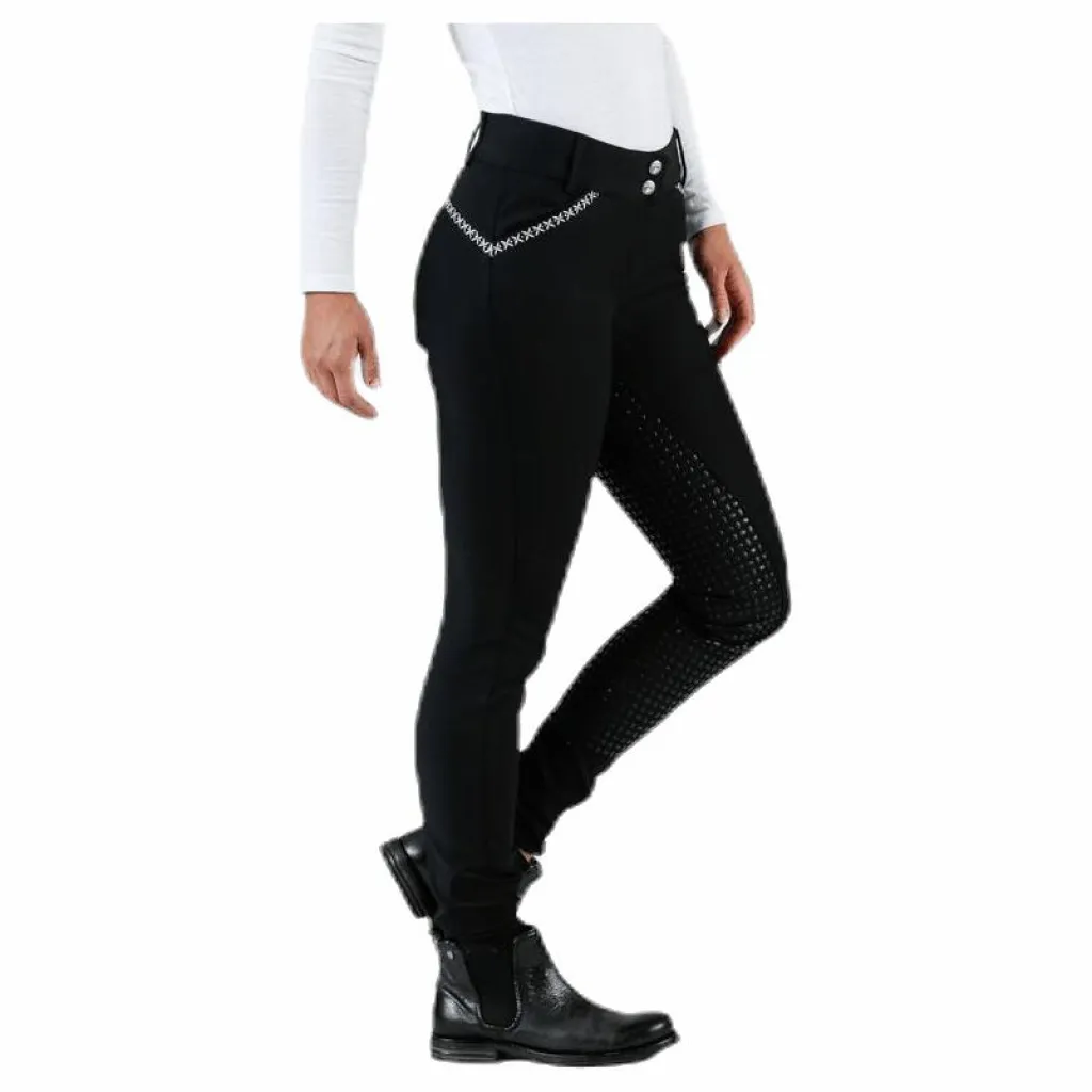 Emily Riding Pants w. Silicon Black*Catago Best